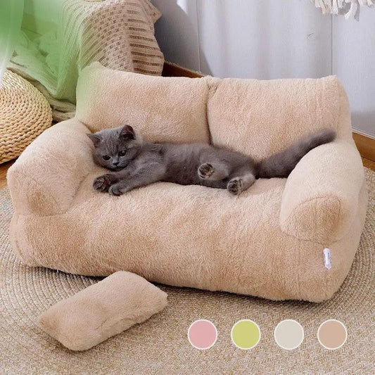Pamper Your Purr-fect Friend with Our Cozy Luxury Cat Bed Sofa 