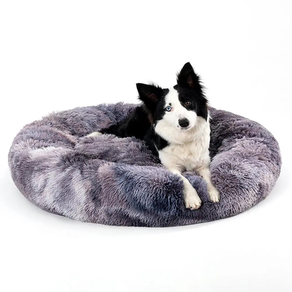 Fluffy Donut Dog Bed - Ultimate Comfort for Dogs