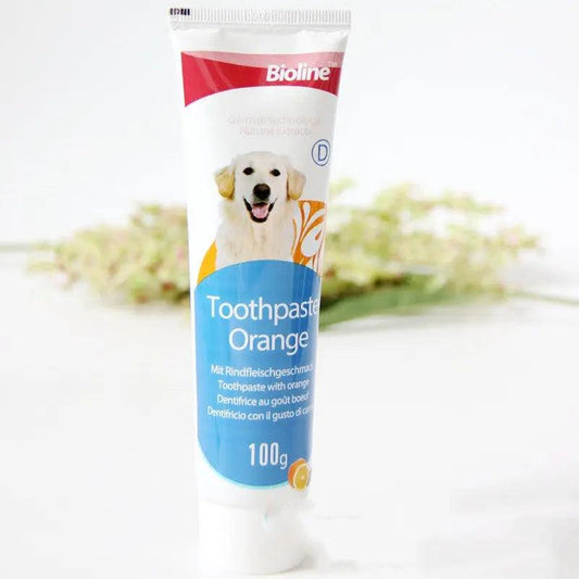 Bioline Dog Toothpaste - The Ultimate Canine Dental Care Experience! - J.S.MDog Supplies, Dog Product, Dog Dental CareCJJJCWGY01502-Orange flavor-Q1pcs