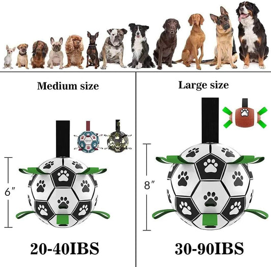 Interactive Dog Football Toy Soccer Ball Inflated Training Toy For Dogs - J.S.MDog Toy, Dog ProductCJGY1858682-A