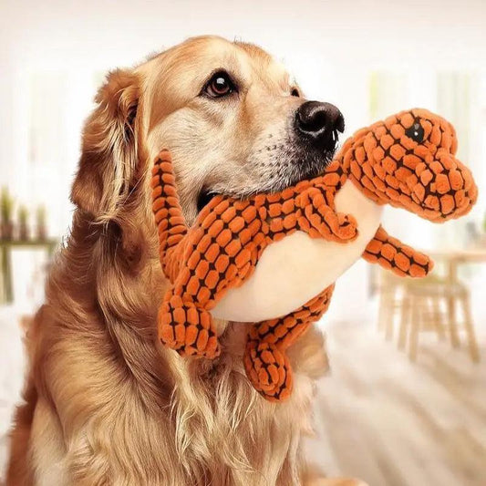 Dinosaur Interactive Toys for Giant Dogs - Plush and Chewy Delight! 