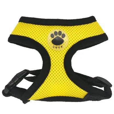 Breathable Mesh Dog Harness – Elevate Your Pup's Walks - J.S.MDog Walks, Dog ProductCJJJCWGY03849-Yellow-L