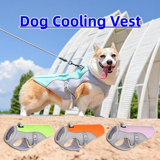 Summer Pet Dog Cooling Vest Clothes For Small Large Dogs 