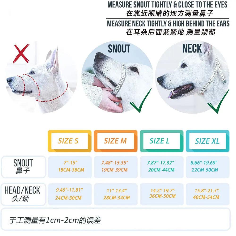 Anti Barking Anti Bite And Explosion Proof Pet Nylon Muzzle - J.S.MDog Walks, Dog ProductCJGX1513331-Blue-L